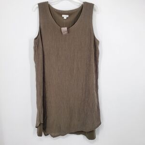 Women's J. Jill Large Petite PureJill Caper Lagenlook‎ Layered Flowy Stretch NEW